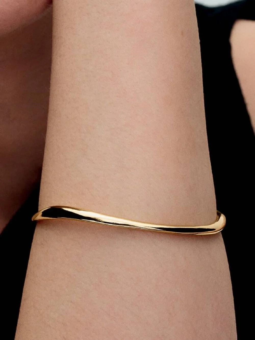 Pandora Organically Shaped Bangle